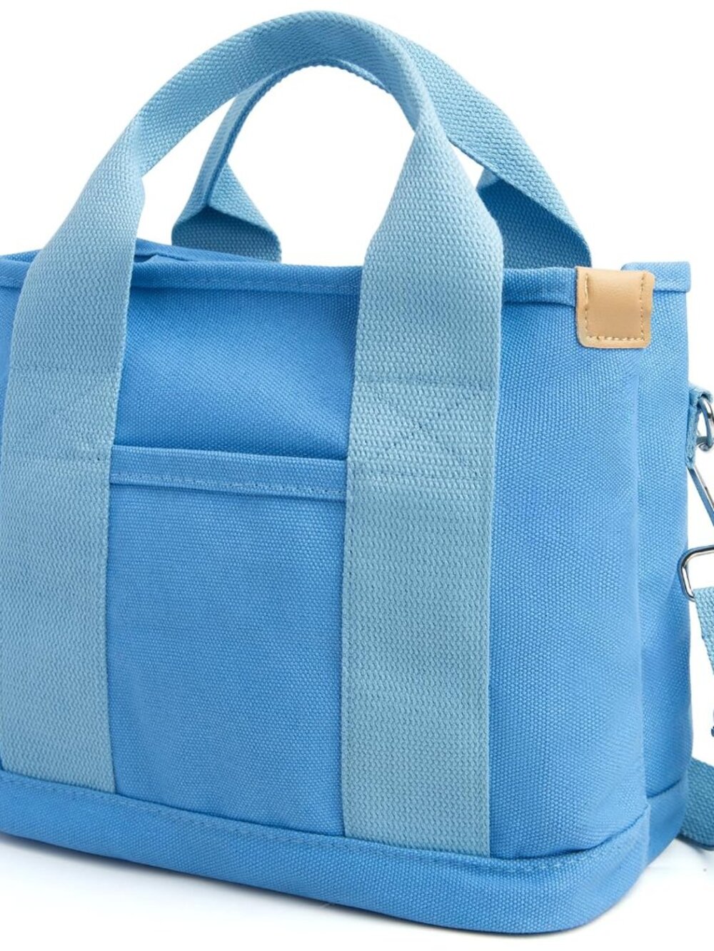 Small Tote Bag, Canvas Mini Crossbody Tote Bag